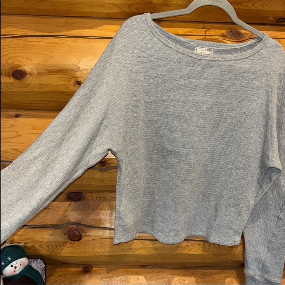 Free People NWT Jess Long Sleeve Size Medium in Heather Gray - Picture 12 of 12